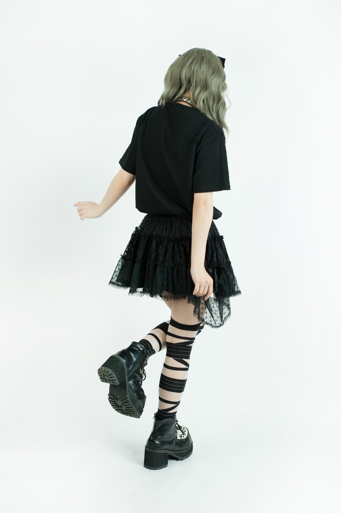 Jillpunk 二次コン 偽日本語 りしれ供さ小=いい加減しなさい 超かわいい お宅 顔文字 仮名漢字プリント ゆったり 100%綿 半袖Tシャツ オリジナル メンズ レディー おしゃれ大きいサイズ男女兼用ファッション秋葉系