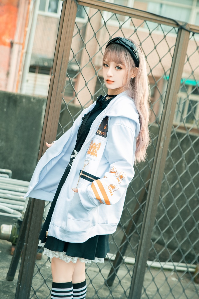 Jillpunk芝麻コラボアニメ 可愛い お宅 ニ次コン エジプト神話ベビー ウェネト女神 兎耳 ゆったり ファラオプリント 鎖チェーン長袖パーカ― フード付きジャケット オリジナル メンズ レディーズ おしゃれ 男女兼用 ファッション 秋葉系