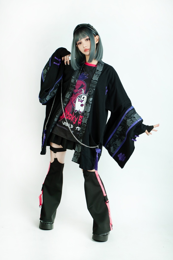 Jillpunk 和風モード 和柄 戦国武将物語 豊臣秀吉 夢のまた夢 武将譚 家紋刺繡 チャイナ結びタッセル付き 振袖現代羽織 和装ジャケット オリジナル メンズ レディー V系 カッコいい おしゃれ 男女兼用ファッション