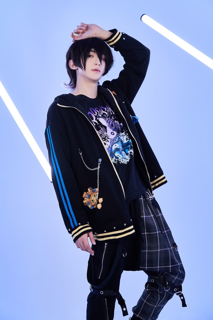 Jillpunk芝麻コラボ ゆめかわ 可愛い スフィンクスベビー 太陽神 お宅 ニ次コン エジプト神話 ゆったり スダッズ細工 リボン 鎖チェーン付き 獣耳 長袖 パーカー 裏起毛フード付きジャケット オリジナル メンズ レディーズ 男女兼用