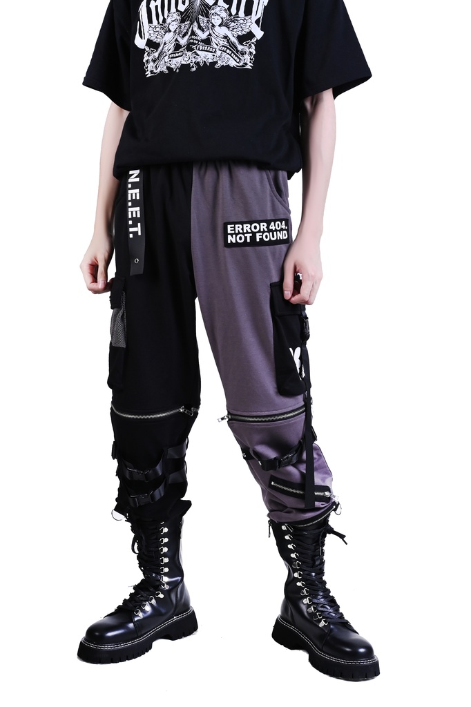 Jillpunkアニメ カッコいい お宅界隈 ニ次コン 機動警察 NEET 自宅警備員 巡査警戒兵 取り外し可能 カーゴポケット 2WAYジョガーパンツ ハーフズボン オリジナル メンズ レディーズ おしゃれ 男女兼用 ファッション 秋葉系 カッコいい