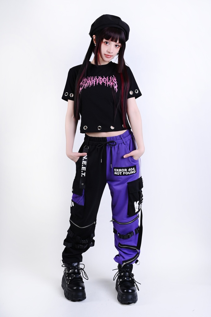 Jillpunkアニメ カッコいい お宅界隈 ニ次コン 機動警察 NEET 自宅警備員 巡査警戒兵 取り外し可能 カーゴポケット 2WAYジョガーパンツ ハーフズボン オリジナル メンズ レディーズ おしゃれ 男女兼用 ファッション 秋葉系 カッコいい