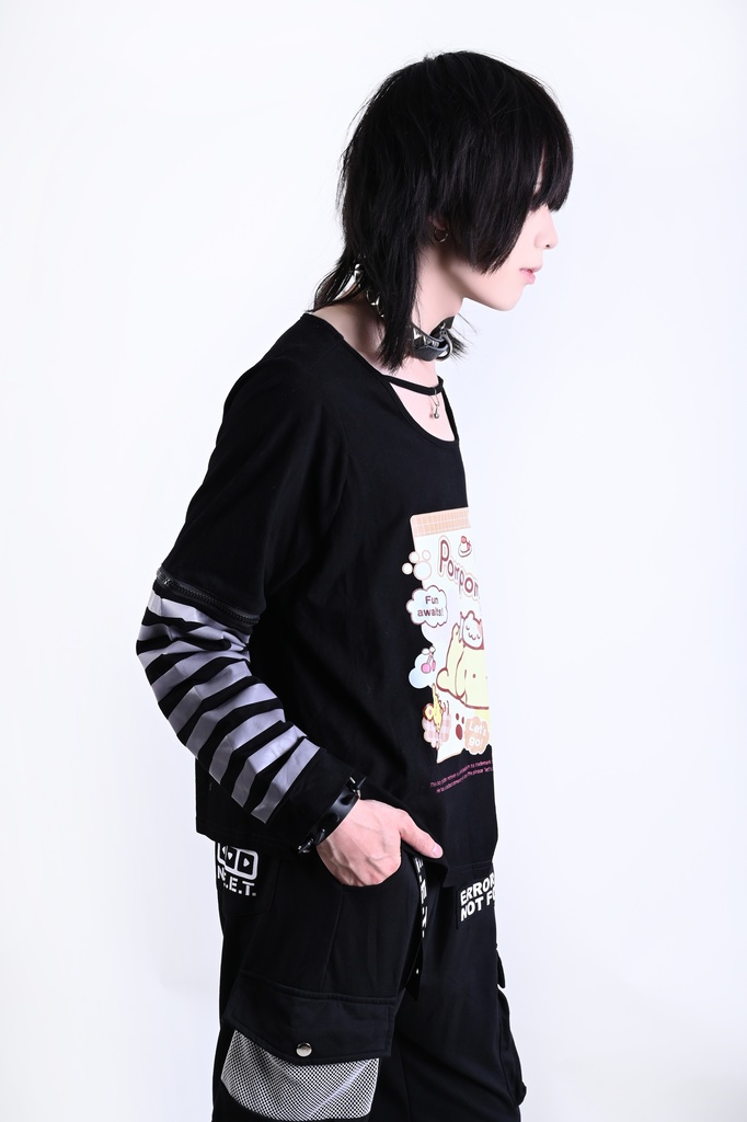 Jillpunkアニメ カッコいい お宅界隈 ニ次コン 機動警察 NEET 自宅警備員 巡査警戒兵 取り外し可能 カーゴポケット 2WAYジョガーパンツ ハーフズボン オリジナル メンズ レディーズ おしゃれ 男女兼用 ファッション 秋葉系 カッコいい