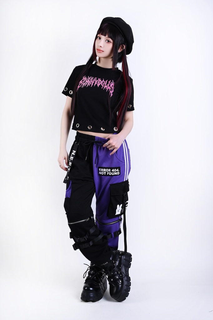 Jillpunkアニメ カッコいい お宅界隈 ニ次コン 機動警察 NEET 自宅警備員 巡査警戒兵 取り外し可能 カーゴポケット 2WAYジョガーパンツ ハーフズボン オリジナル メンズ レディーズ おしゃれ 男女兼用 ファッション 秋葉系 カッコいい