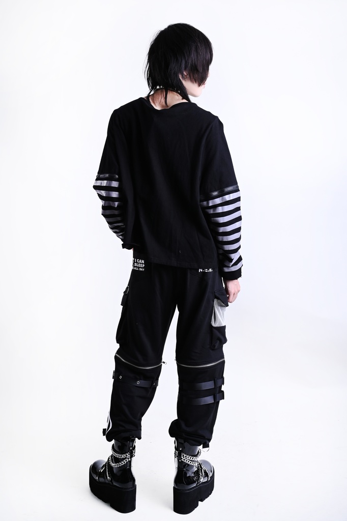 Jillpunkアニメ カッコいい お宅界隈 ニ次コン 機動警察 NEET 自宅警備員 巡査警戒兵 取り外し可能 カーゴポケット 2WAYジョガーパンツ ハーフズボン オリジナル メンズ レディーズ おしゃれ 男女兼用 ファッション 秋葉系 カッコいい