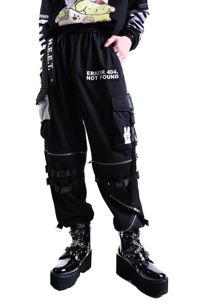 Jillpunkアニメ カッコいい お宅界隈 ニ次コン 機動警察 NEET 自宅警備員 巡査警戒兵 取り外し可能 カーゴポケット 2WAYジョガーパンツ ハーフズボン オリジナル メンズ レディーズ おしゃれ 男女兼用 ファッション 秋葉系 カッコいい