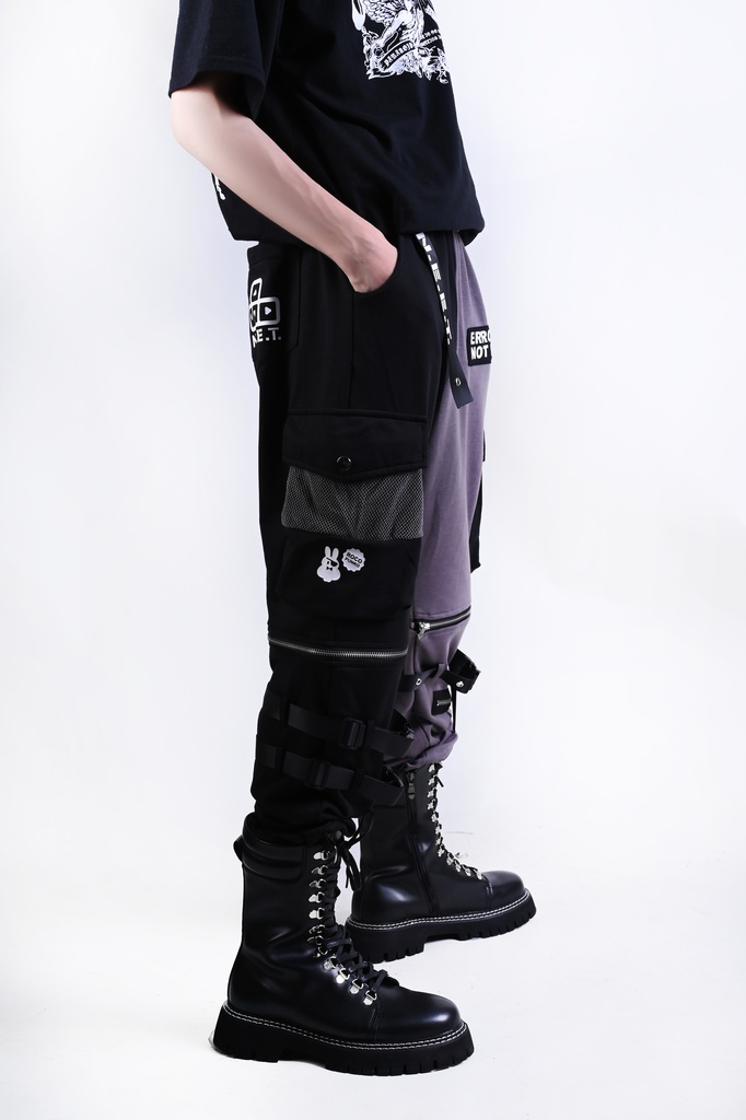 Jillpunkアニメ カッコいい お宅界隈 ニ次コン 機動警察 NEET 自宅警備員 巡査警戒兵 取り外し可能 カーゴポケット 2WAYジョガーパンツ ハーフズボン オリジナル メンズ レディーズ おしゃれ 男女兼用 ファッション 秋葉系 カッコいい