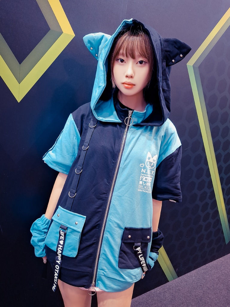 Jillpunk可愛い お宅界隈 アニメ ニ次コン 推し活ねこ NEET 自宅警備員 補色 カーゴポケット 工業風 アームカバー付き 猫耳 ゆったり半袖 パーカージャケット オリジナル メンズ レディーズ おしゃれ 男女兼用 ファッション 秋葉系