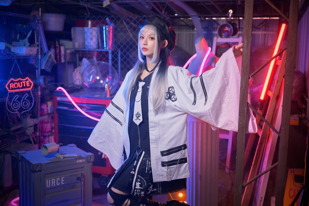 Jillpunk 和風モード 和パンク 和洋折衷 戦国武将物語 直江兼續 愛染明王 武将譚 家紋刺繡 重ね着 レース ネクタイ付き 振袖現代羽織 和装ジャケット オリジナル メンズ レディー V系 カッコいい おしゃれ 男女兼用ファッション