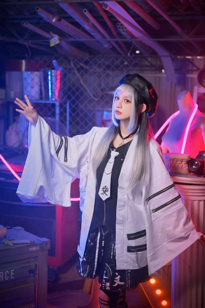 Jillpunk 和風モード 和パンク 和洋折衷 戦国武将物語 直江兼續 愛染明王 武将譚 家紋刺繡 重ね着 レース ネクタイ付き 振袖現代羽織 和装ジャケット オリジナル メンズ レディー V系 カッコいい おしゃれ 男女兼用ファッション