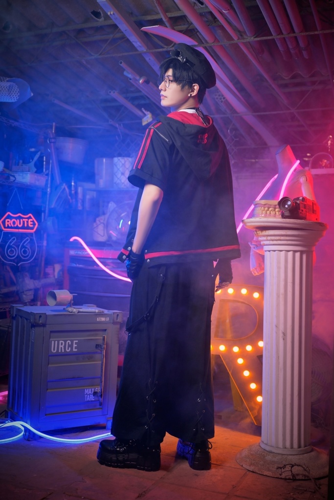 Jillpunk戦国武将物語 和洋折衷 日本一の兵 真田幸村 メタル六文銭ネクレッス付き チャイナ結び 刺繡 ヘンリーカラー 重ね着 長袖 ジャージパーカー オリジナル メンズ レディー カッコいい おしゃれ男女兼用ファッション秋葉系