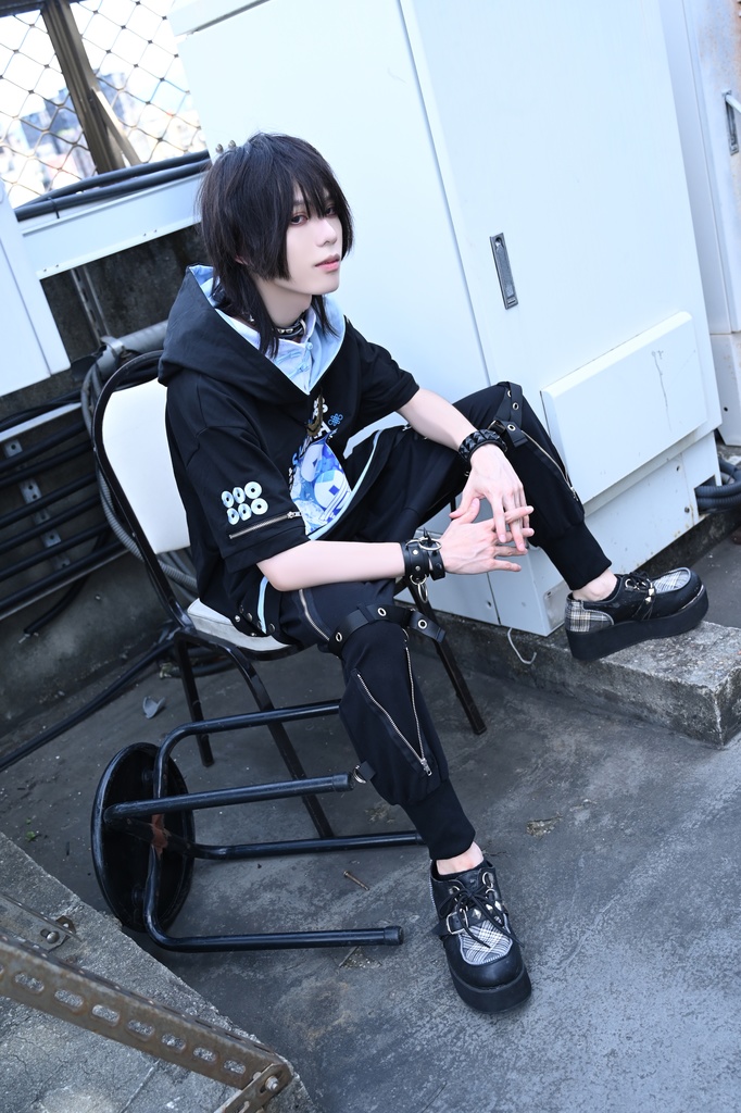 Jillpunk戦国武将物語 和洋折衷 日本一の兵 真田幸村 メタル六文銭ネクレッス付き チャイナ結び 刺繡 ヘンリーカラー 重ね着 長袖 ジャージパーカー オリジナル メンズ レディー カッコいい おしゃれ男女兼用ファッション秋葉系