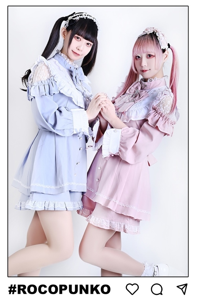 Jillpunk 量産型 地雷系 天使界隈 ロリータ 着せ替え人形 蝶ネクタイ付き フリル 透けレース 長袖 セーラーワンピース シャツドレス ショーパンセット オリジナル 姫系 可愛い おしゃれ ファッション萌え 秋葉原