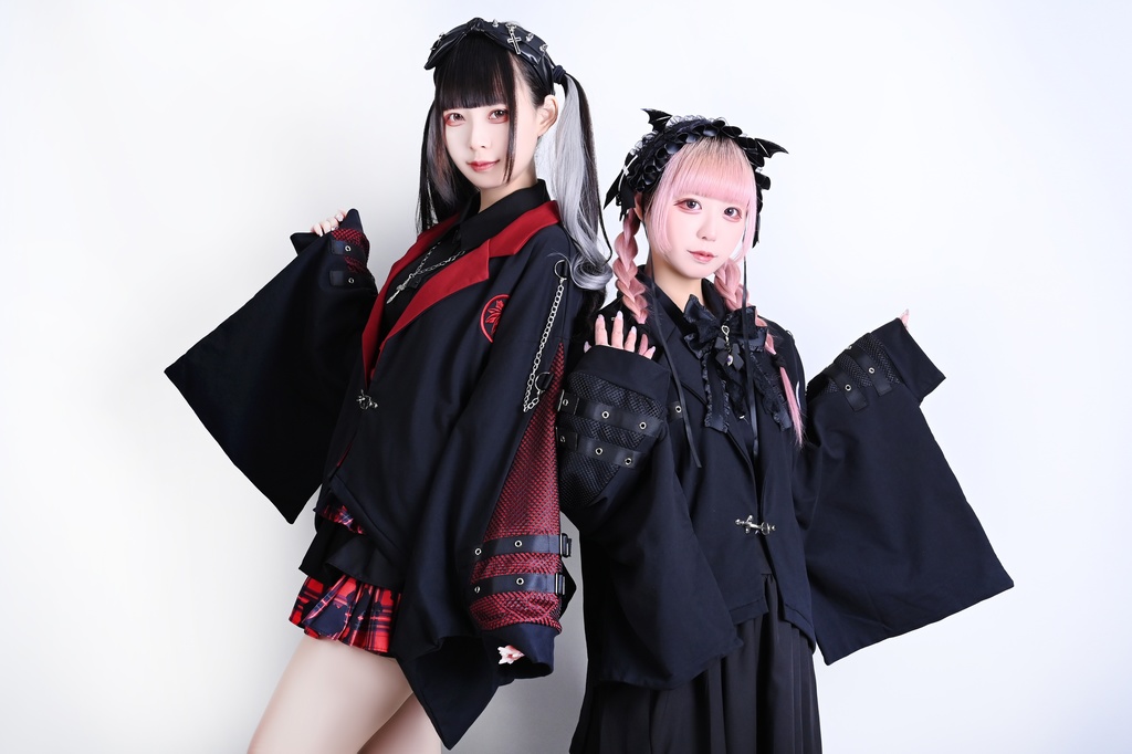 Jillpunk 和風モード 戦国武将物語 牛若丸源義經 武将譚 家紋刺繡 スーツ襟 和洋折衷 振袖現代羽織 和装ジャケット オリジナル メンズ レディー V系 カッコいい おしゃれ 男女兼用ファッション