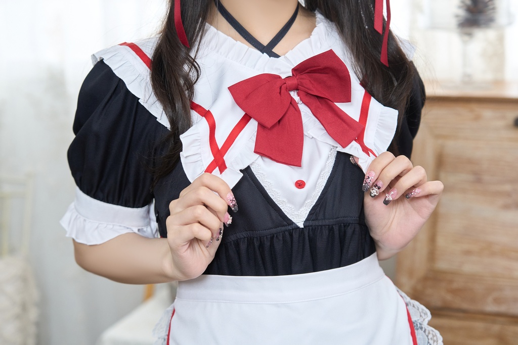 Jillpunk 量産型 ゆめかわ ゴシックロリータ 堕夢アリス フリル リボン付き メイド服 取り外し可能なセーラーカラー 半袖ワンピースドレス エプロン2点セット オリジナル 姫系 可愛い おしゃれ ファッション萌え 秋葉原