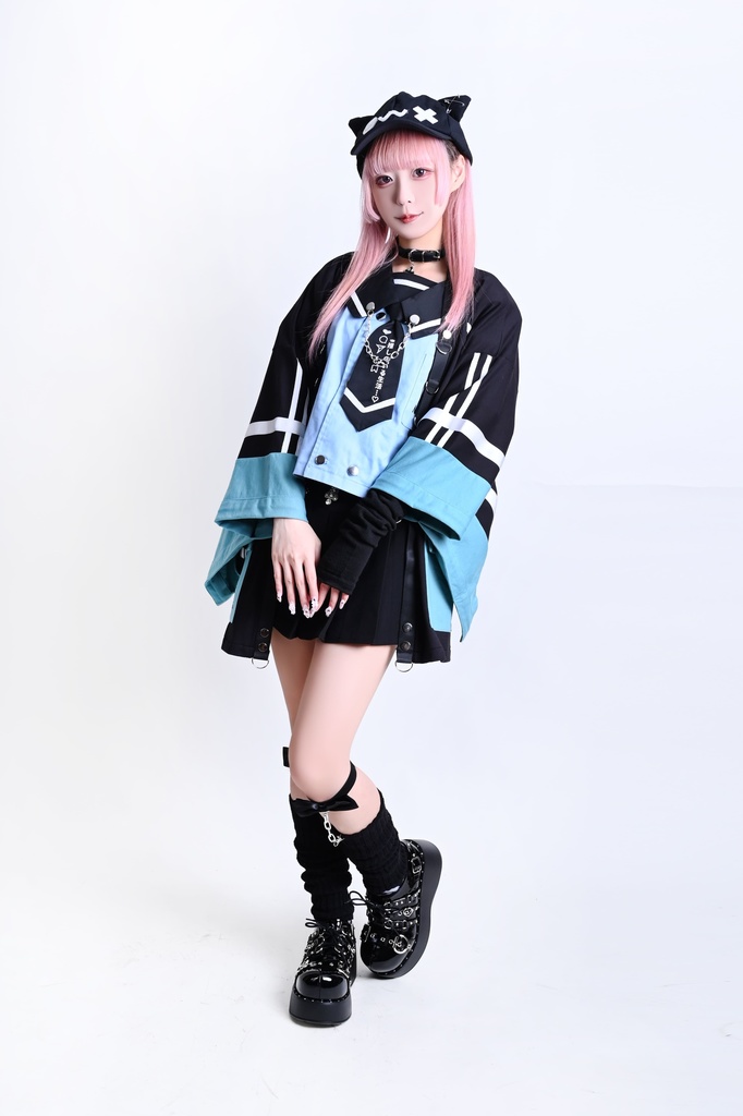 Jillpunk可愛い お宅界隈 アニメ ニ次コン 戦闘ネコ NEET 自宅警備員 刺繡入り Dリング付き カーゴポケット 着物袖現代羽織 和装ジャケット オリジナル メンズ レディーズ おしゃれ 男女兼用 ファッション 秋葉系