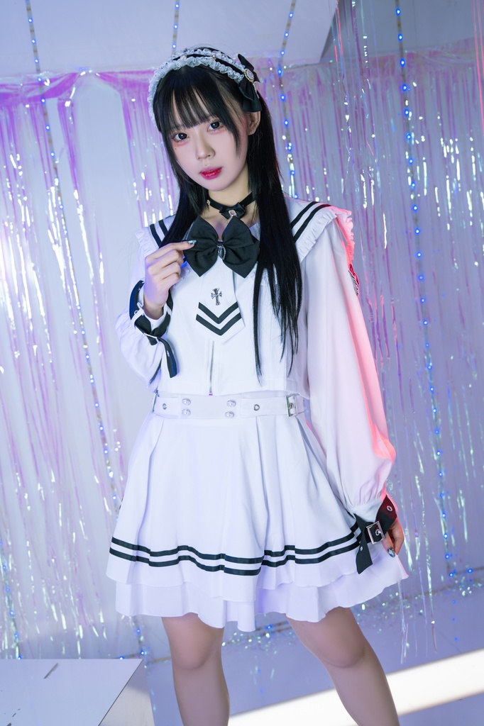 Jillpunk アニメ プレッピー 和洋折衷 ニ次コン 大天使学園 校章アームパッチ付き 長袖セーラー服 JK制服ワンピース オリジナルパンク メンズ レディース V系 和洋ミックス カッコいい おしゃれ