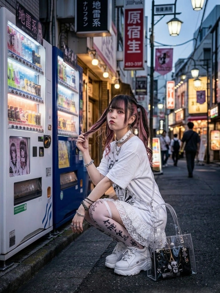 Jillpunk ゴシック クール系 蜘蛛の巣 ダーク風 フォールンラヴ ハーネスチョーカー付き フリルレースヘム 半袖ワンピース ロングTシャツ フェミニン おしゃれ ファッション オリジナル サブカル