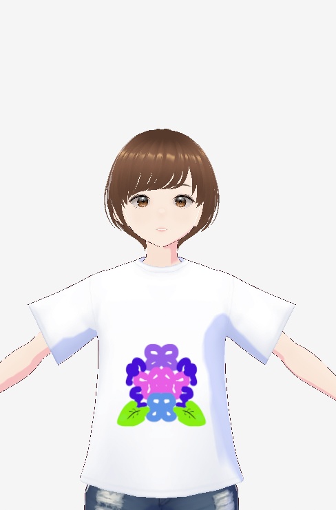 無料　アジサイTシャツ