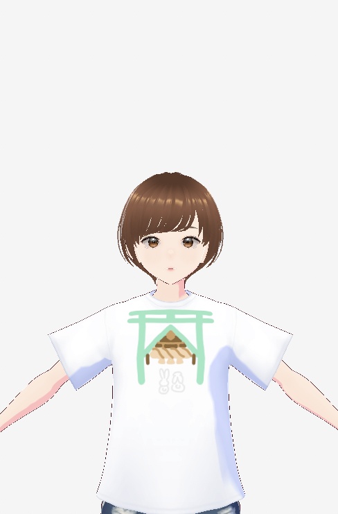 出雲大社　白うさぎTシャツ