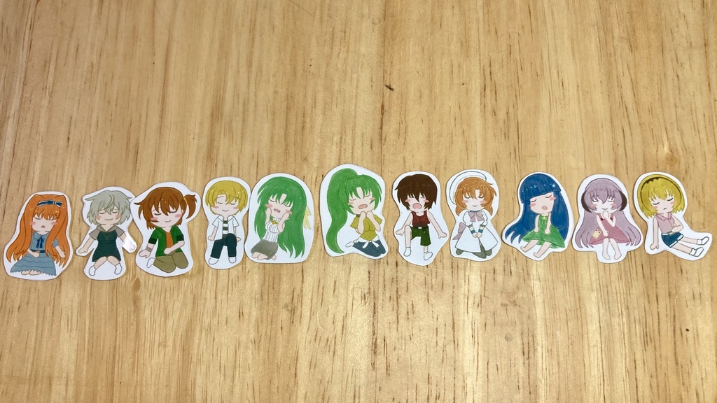 ひぐらしのなく頃に命 フレークシール