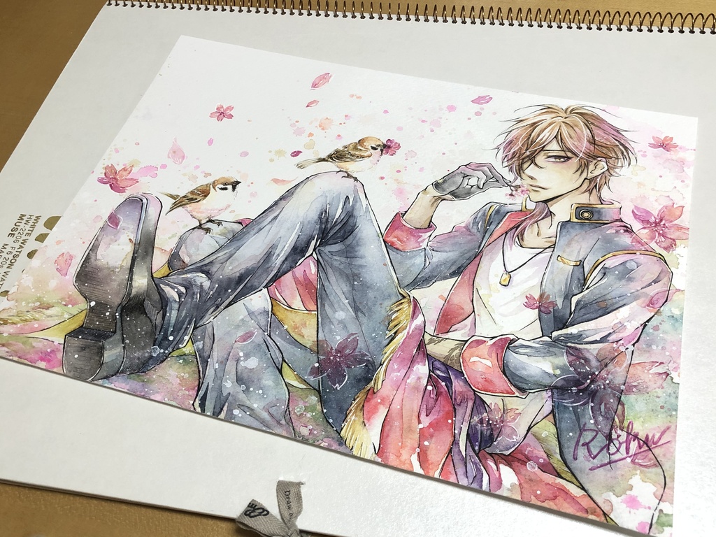 桜と大倶利伽羅