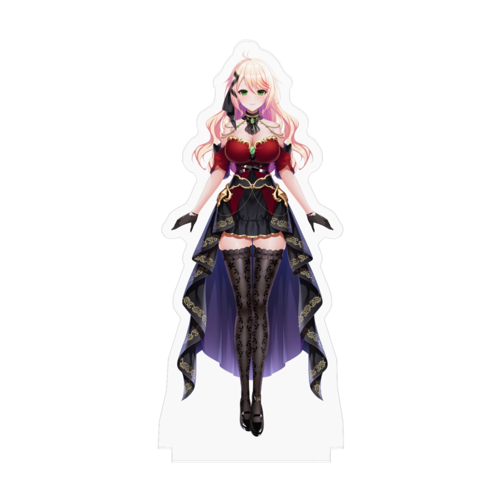 白織玖歌:アクリルスタンド Ver.ロングウェーブ<100x100mm>