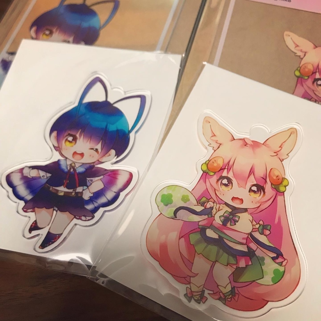 アクリルキーホルダー【青羽マコト・宇佐美みこ】