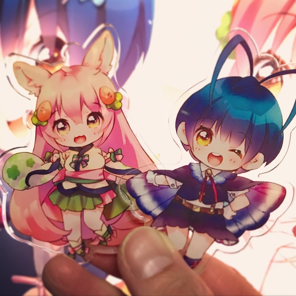 アクリルキーホルダー【青羽マコト・宇佐美みこ】