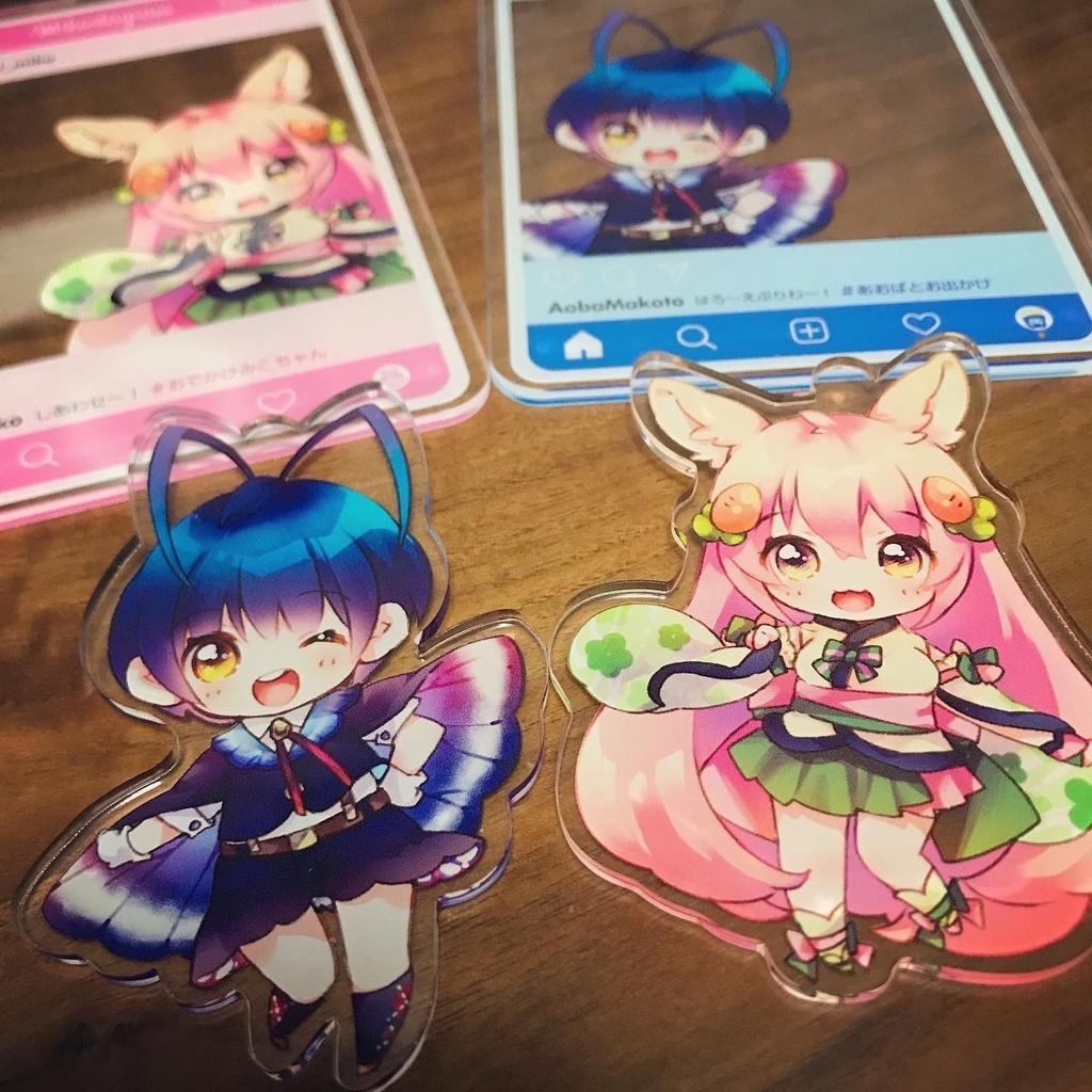 アクリルキーホルダー【青羽マコト・宇佐美みこ】