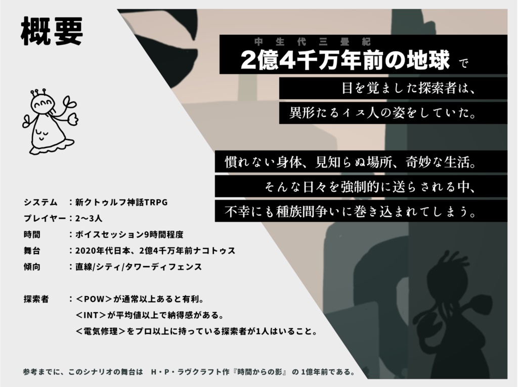 CoC7thシナリオ「太古の未来にて」 SPLL:E196883