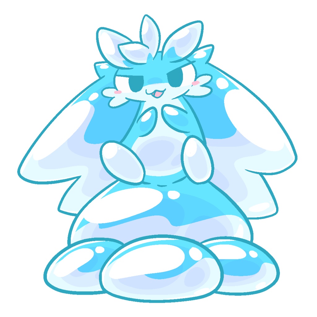 恐怖!しっぽでモグモグスライムケモ「ミミプール」くんアクキー!