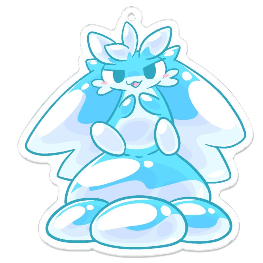 恐怖！しっぽでモグモグスライムケモ「ミミプール」くんアクキー！