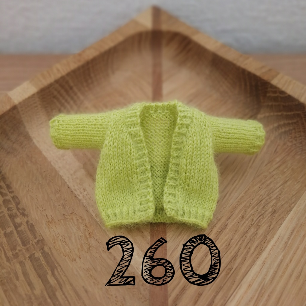 【蛍光色】ボタンレス カーディガン