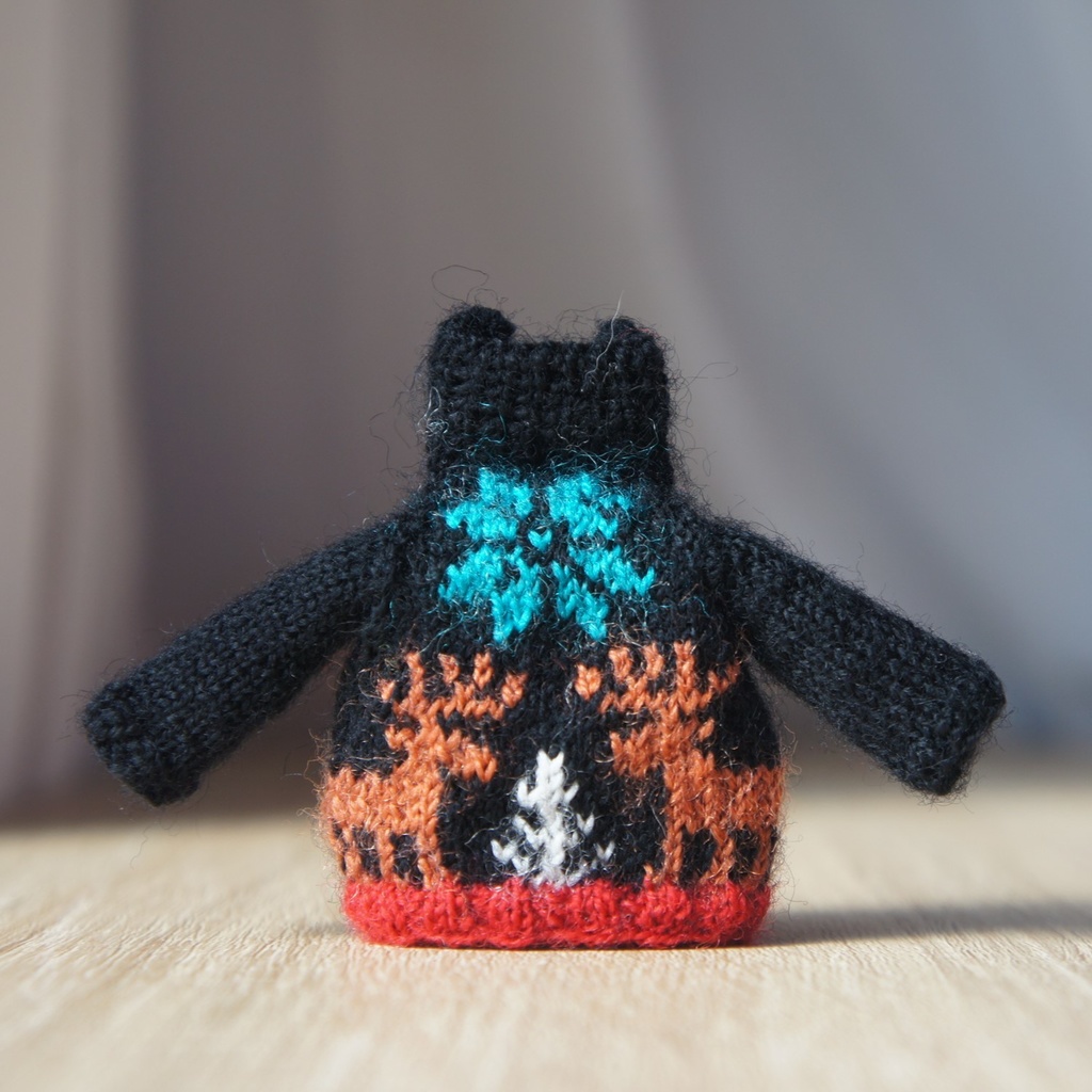 new★【黒色】プルオーバー　ねんどろいどどーる　オビツ11　セーター　ニット