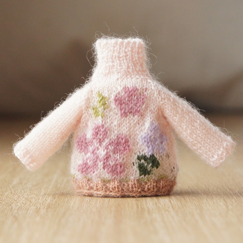 new★【淡いピンク204】プルオーバー　ねんどろいどどーる　オビツ11　セーター　ニット