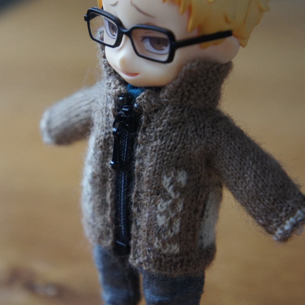 即納品【ファスナー・襟あり】カウチンセーター