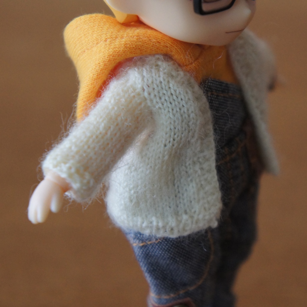 全30色 new☆腕細 ボタンレスカーディガン