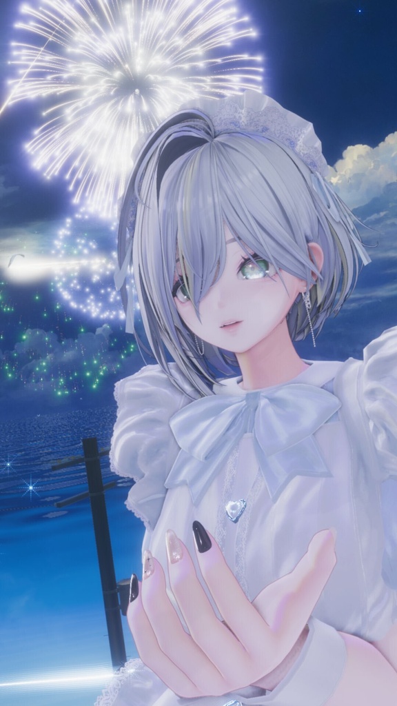 海咲.真央.リンネ-動くアイテクスチャ-海花-