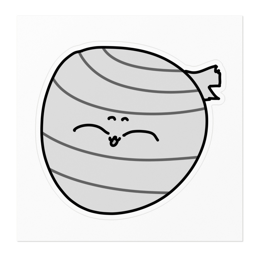 くまミイラ ステッカー