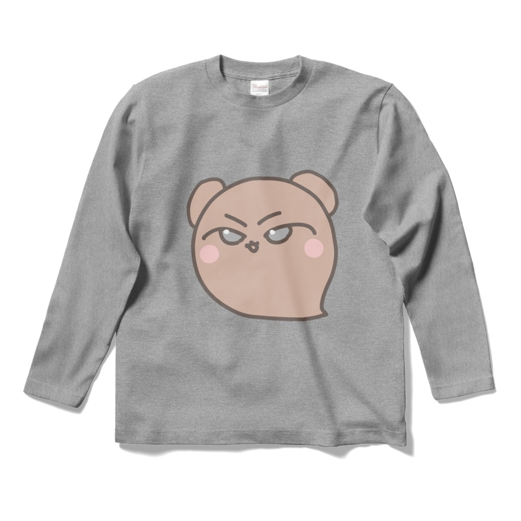 ロングスリーブTシャツ-くま