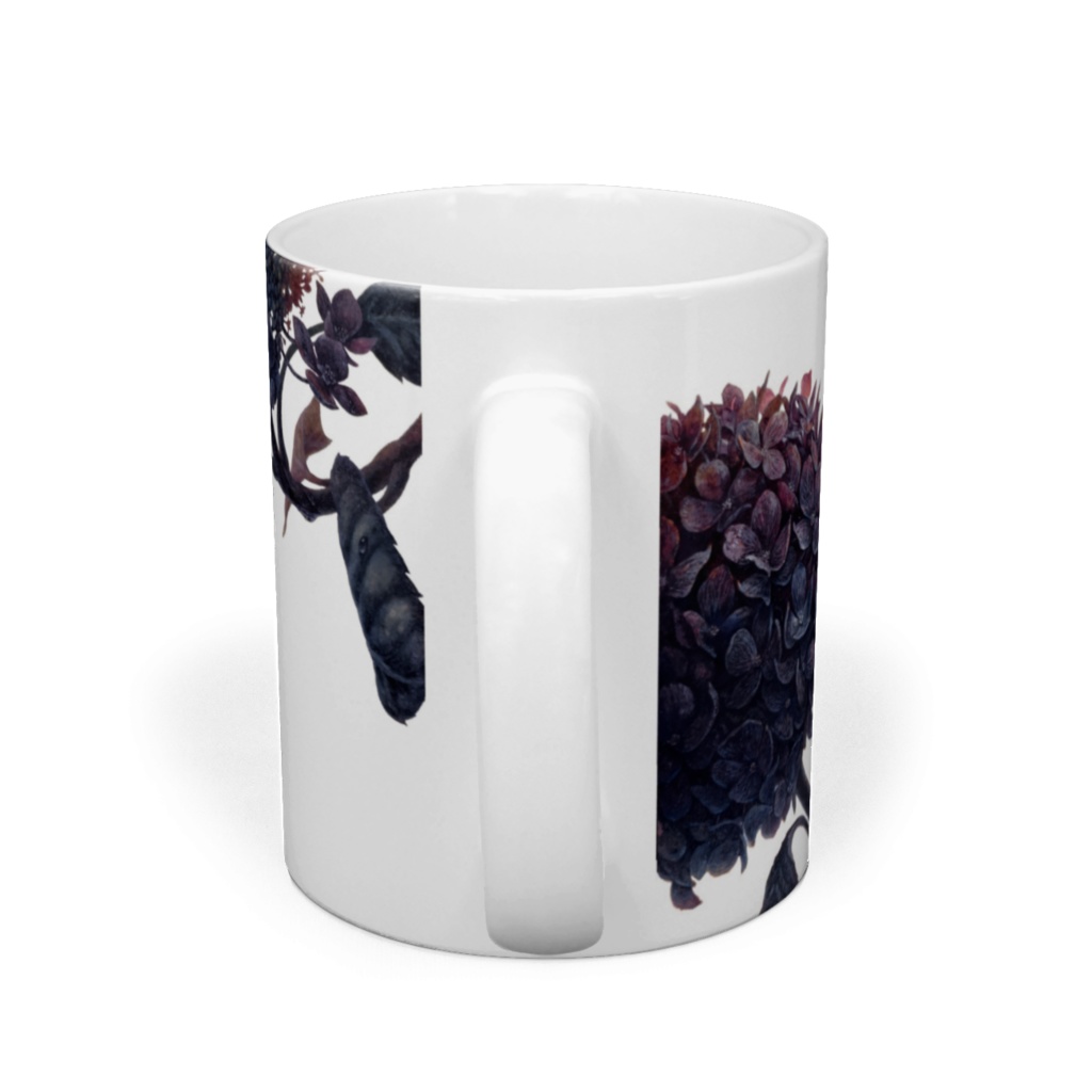 マグカップ 紫陽花