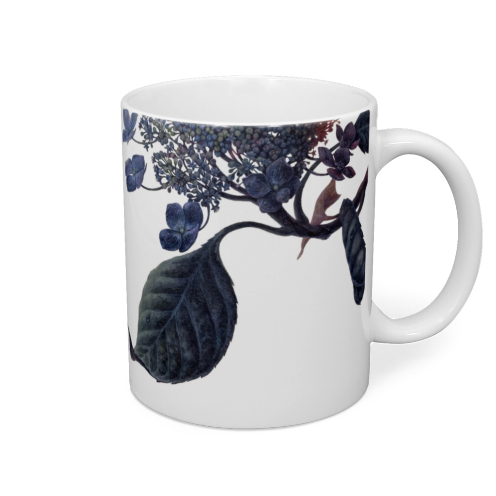 マグカップ 紫陽花