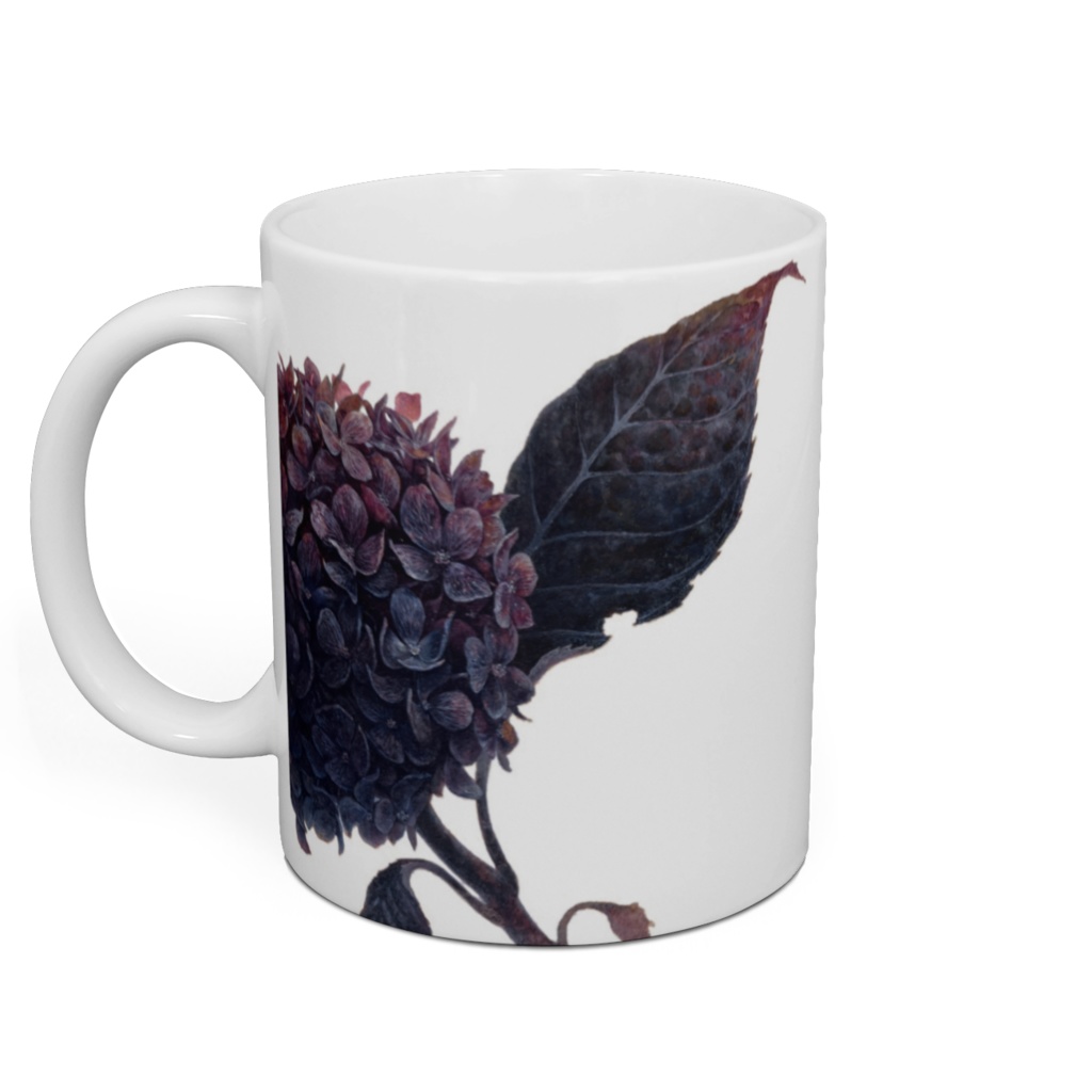 マグカップ 紫陽花