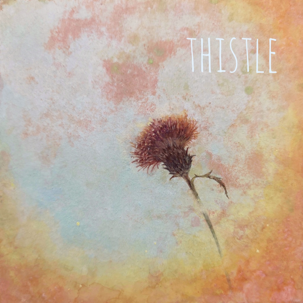 ICカードステッカー 2枚入 薊(あざみ)