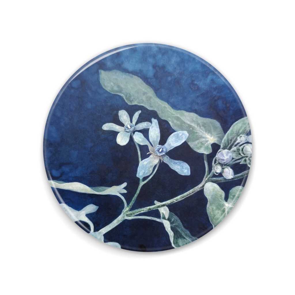 花柄ミニ鏡 〈9種類〉