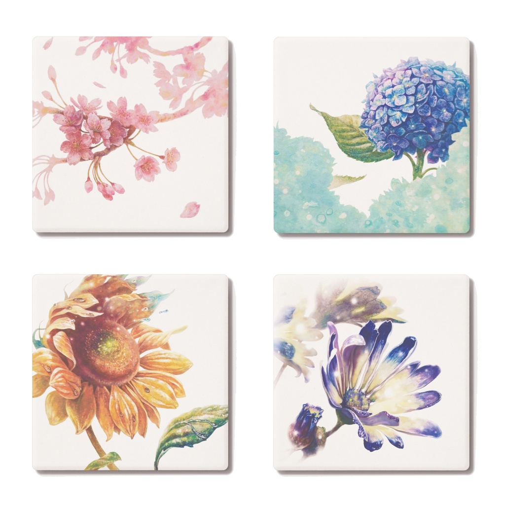 白雲石コースター〈4種〉