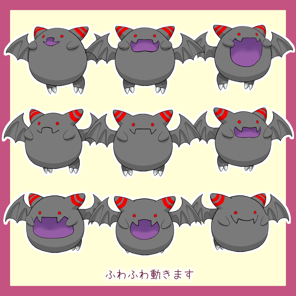 【Live2D汎用モデル】まんまる悪魔