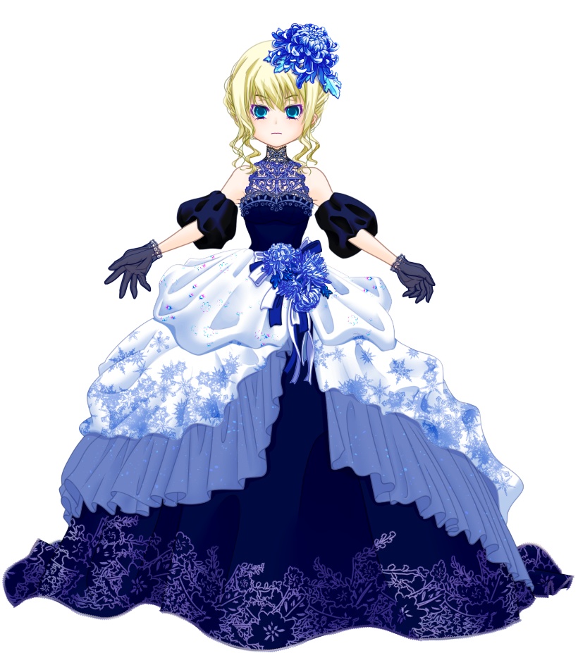 立ち絵素材「微晶 / snowflake」