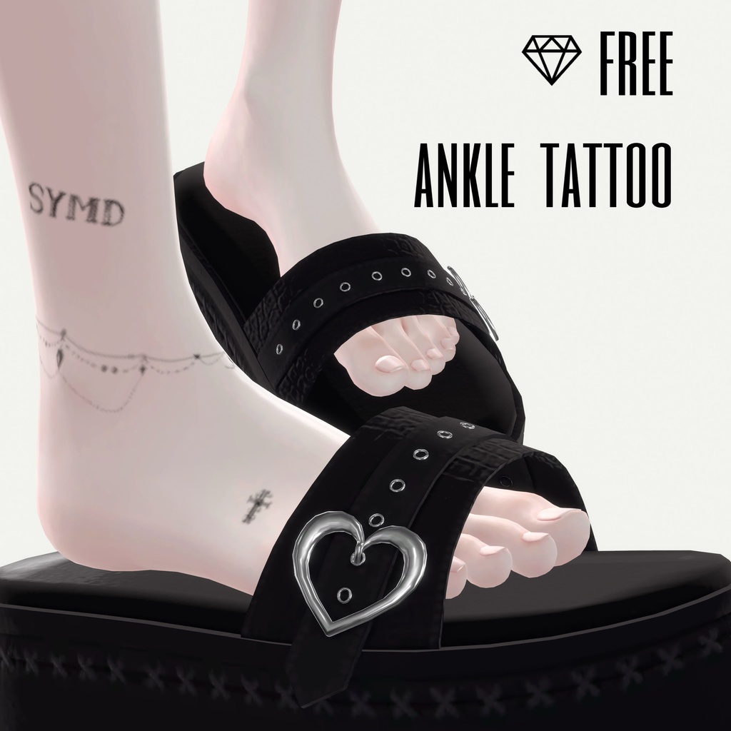 【無料/Free】ankle tattoo